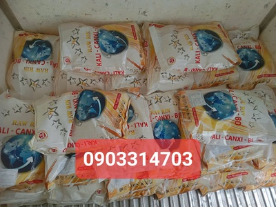 Phân bón trung vi lưỡng Kali- Canxi-bo. Hạt vàng tan nhanh 100 1