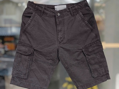 Quần short kaki túi hộp 0