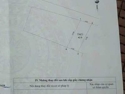 Bán đất trâu quỳ - gia lâm, 42.6 m2, gia 6.4 tỷ, 0985865658 0