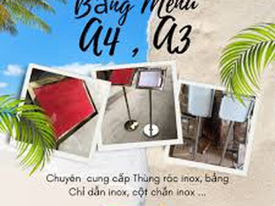Bảng chỉ dẫn inox A4, A3 - Sang trọng và Hiệu quả 0