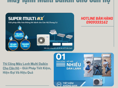 Thi Công Máy Lạnh Multi Daikin Cho Căn Hộ   Giải Pháp Tiết Kiệm, Hiện Đại Và Hiệu Quả 0