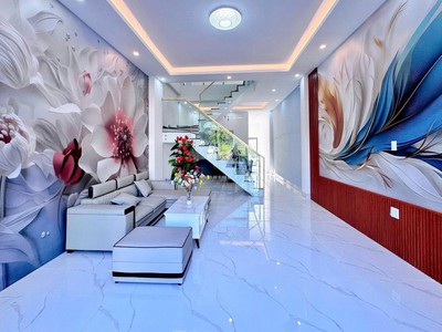 Chỉ 500 triệu sở hữu ngay căn nhà mới xây ở gần kcn phước đông, sổ hồng riêng, hoàn công đầy đủ 0
