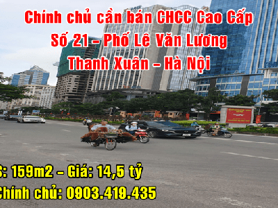 Chính chủ cần bán căn hộ chung cư cao cấp số 21 phố Lê Văn Lương, Thanh Xuân, Hà Nội 3