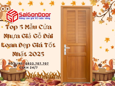 Top 5 Mẫu Cửa Nhựa Giả Gỗ Đài Loan Đẹp Giá Tốt Nhất 2025 0