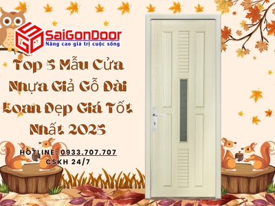 Top 5 Mẫu Cửa Nhựa Giả Gỗ Đài Loan Đẹp Giá Tốt Nhất 2025 3