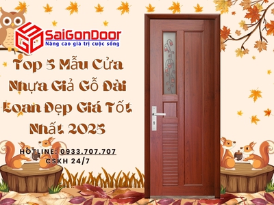Top 5 Mẫu Cửa Nhựa Giả Gỗ Đài Loan Đẹp Giá Tốt Nhất 2025 4