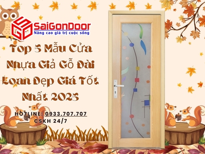 Top 5 Mẫu Cửa Nhựa Giả Gỗ Đài Loan Đẹp Giá Tốt Nhất 2025 5