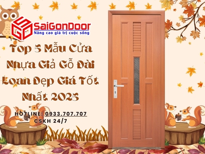 Top 5 Mẫu Cửa Nhựa Giả Gỗ Đài Loan Đẹp Giá Tốt Nhất 2025 6