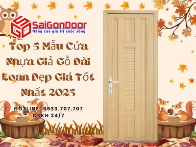 Top 5 Mẫu Cửa Nhựa Giả Gỗ Đài Loan Đẹp Giá Tốt Nhất 2025 7