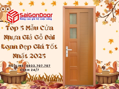 Top 5 Mẫu Cửa Nhựa Giả Gỗ Đài Loan Đẹp Giá Tốt Nhất 2025 8