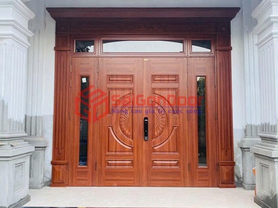 Cửa thép vân gỗ 0