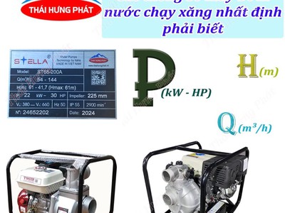 Hướng dẫn đọc thông số máy bơm chạy xăng cho người mới 0