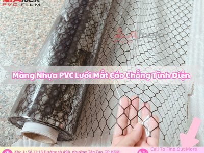 Lưới nhựa pvc mắt cáo, giải pháp chống tĩnh điện 0
