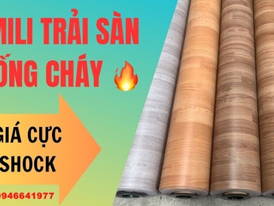 Cuộn Nhựa Trải Sàn Chống Cháy - Giải Pháp Lót Nền An Toàn   Bền Đẹp 0