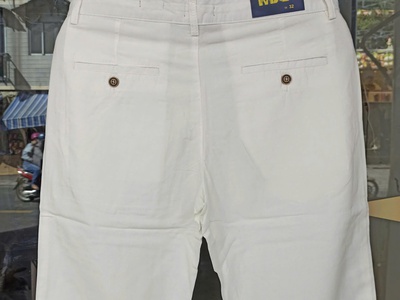 Quần dài linen đũi với chất vải cotton thoáng mát phù hợp đi biển hay đi du lịch 1