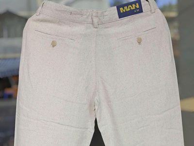 Quần dài linen đũi với chất vải cotton thoáng mát phù hợp đi biển hay đi du lịch 3