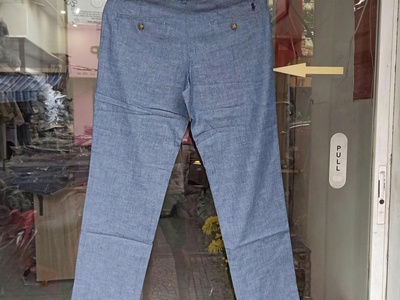 Quần dài linen đũi với chất vải cotton thoáng mát phù hợp đi biển hay đi du lịch 10