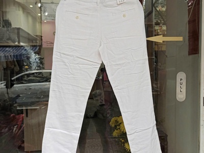 Quần dài linen đũi với chất vải cotton thoáng mát phù hợp đi biển hay đi du lịch 12