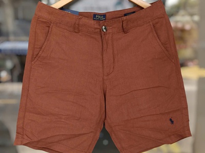 Quần short linen Đũi - chất vải cotton linen thoáng mát 1