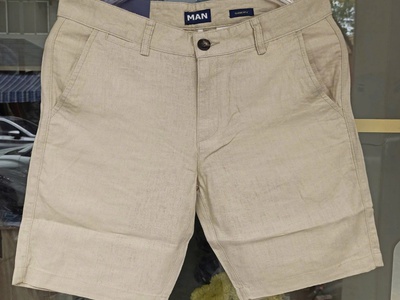 Quần short linen Đũi - chất vải cotton linen thoáng mát 2