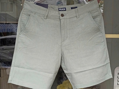 Quần short linen Đũi - chất vải cotton linen thoáng mát 3