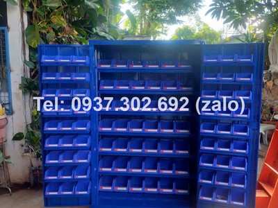 Tủ để linh kiện điện tử ốc vít, tủ đồ nghề 2 cánh, tủ để khay nhựa, tủ để ốc vít 7