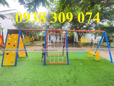 Thang leo vận động trẻ em, thang leo xà đu mầm non 0