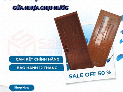Khái quát về cửa nhựa chịu nước tại SaiGonDoor 3