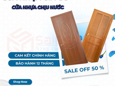 Khái quát về cửa nhựa chịu nước tại SaiGonDoor 1