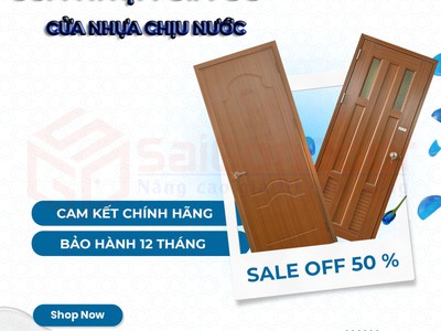 Khái quát về cửa nhựa chịu nước tại SaiGonDoor 0