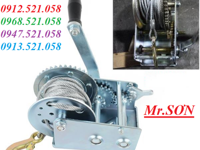 Bộ tời, Hệ tời, tời cáp quay tay mini 272kg tới 1 TON Hà Nội 0912521058 Kim khí THANH SƠN cung ứng 8