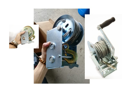 Bộ tời, Hệ tời, tời cáp quay tay mini 272kg tới 1 TON Hà Nội 0912521058 Kim khí THANH SƠN cung ứng 4