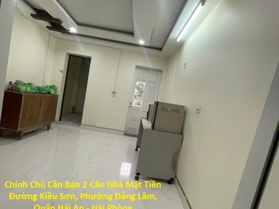 Chính chủ cần bán 2 căn nhà mặt tiền đường kiều sơn, phường đằng lâm, quận hải an - hải phòng 0