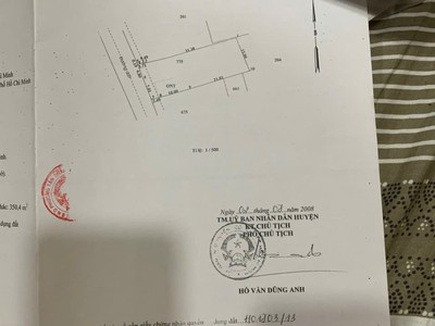 Giá tốt - chính chủ cần bán nhanh lô đất mặt tiền đẹp vị trí tại huyện củ chi , tp hcm 1
