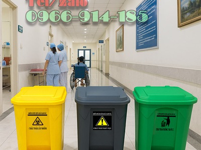 Thùng rác đạp chân 30 lít cho y tế, bệnh viện 1