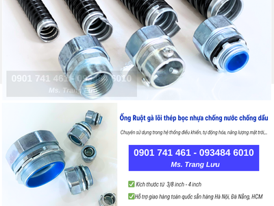 Ống Ruột Gà Lõi Thép Bọc Nhựa Chống Nước, Chống Dầu 1