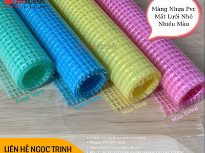 Mắt lưới sợi gia cương nhiều màu độ dày 3mm 0