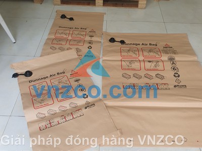 Túi khí chèn hàng giấy Kraft 500x1800mm   Thùng 50 cái 4