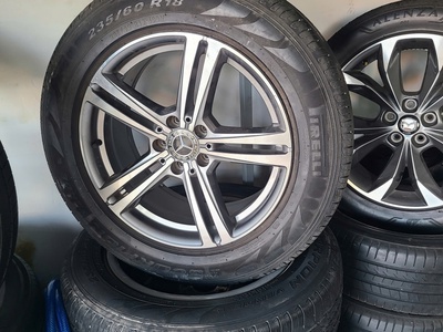 Thanh  lý mâm Mercedes GLC kèm lốp pirelli 235/60/18 2