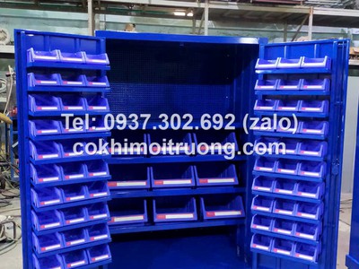Tủ dụng cụ cơ khí 2 cánh - 36 ngăn, tủ đồ nghề cơ khí, tủ dụng cụ cơ khí , tủ để linh kiện 9