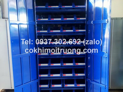 Tủ dụng cụ cơ khí 2 cánh - 36 ngăn, tủ đồ nghề cơ khí, tủ dụng cụ cơ khí , tủ để linh kiện 12
