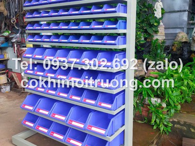 Kệ dụng cụ cơ khí 2 mặt- 80 ngăn, kệ dụng cụ để linh kiện, kệ để ốc vít 0