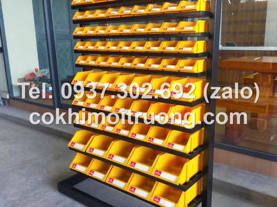 Kệ dụng cụ cơ khí 2 mặt- 80 ngăn, kệ dụng cụ để linh kiện, kệ để ốc vít 1