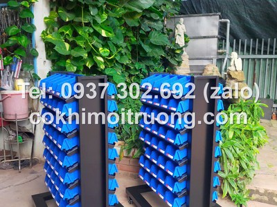 Kệ dụng cụ cơ khí 2 mặt- 80 ngăn, kệ dụng cụ để linh kiện, kệ để ốc vít 5