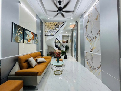 Bán nhà 4 tầng đường phạm văn chiêu, p. 8, q. gò vấp, dt 88m  4 x 22 m đường 6m, giá: 7 tỷ, ở ngay 3