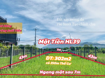 Cần Bán Lô Đất Suối Tiên   Diên Khánh   Mặt tiền đường HL39  QH rộng 42m , vị trí cực đẹp 5