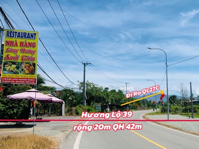 Cần Bán Lô Đất Suối Tiên   Diên Khánh   Mặt tiền đường HL39  QH rộng 42m , vị trí cực đẹp 0