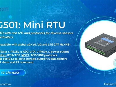 TG501   Mini RTU with 4G LTE, rich I/O and protocols  0