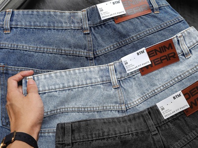 Quần short jean BTM form trên gối 6