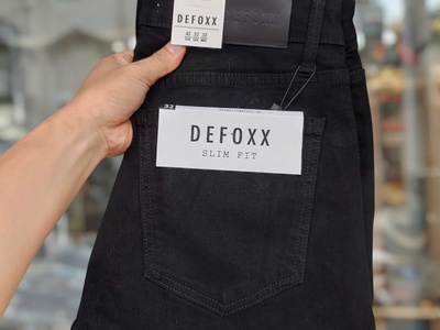 Quần jean Defoxx đen 0